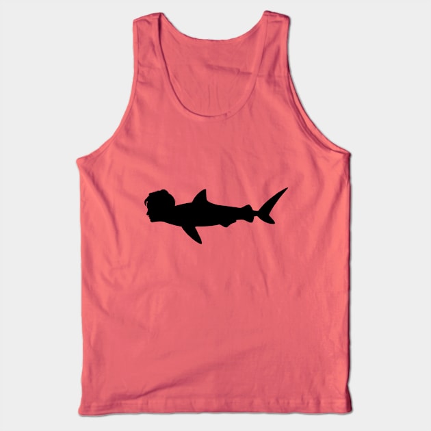 Hidden depths (shark girl) Tank Top by erndub